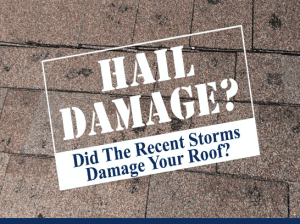 Wind and hail storm damage 